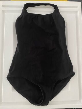 Capezio Halter Top Basic Black Leotard - Dance Classwear